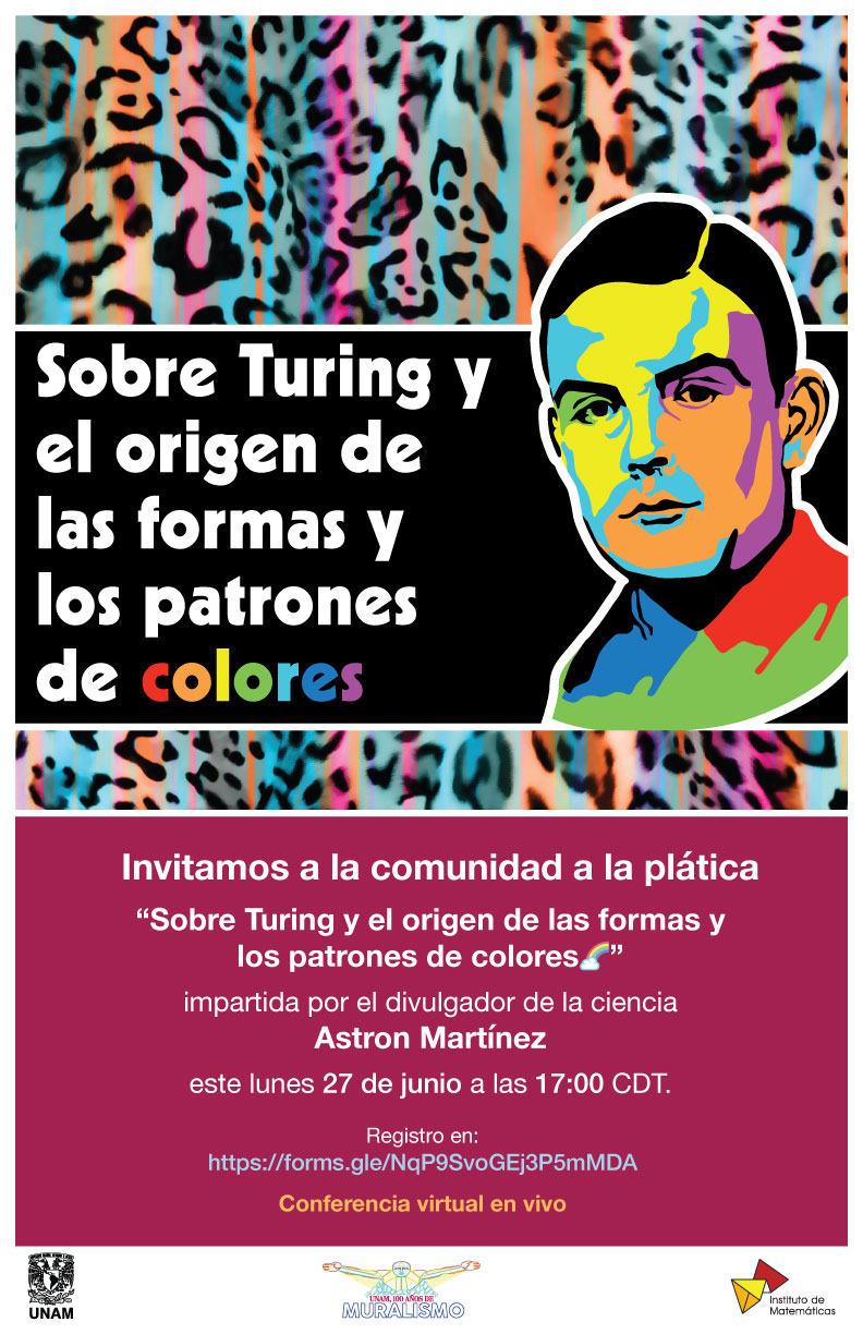 Sobre Turing y el origen de las formas y los patrones de colores