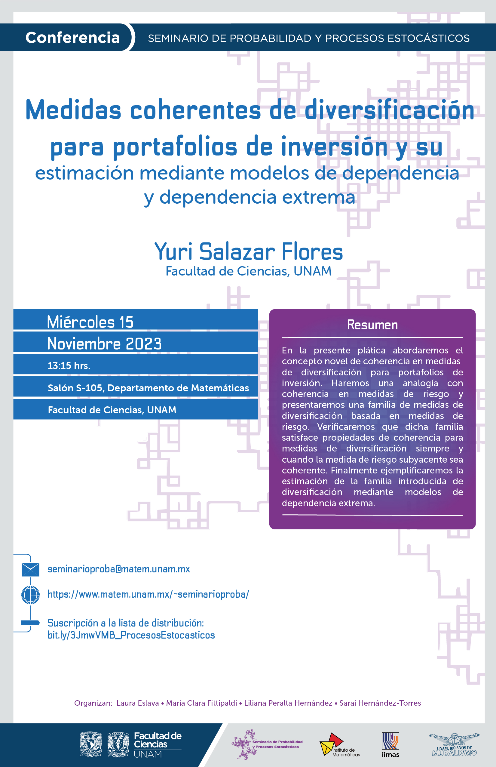 Seminario de Probabilidad y Procesos Estocásticos