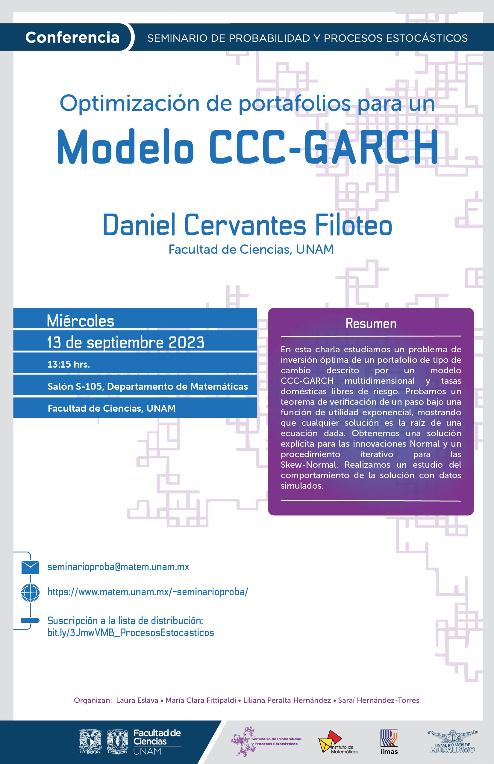 Seminario de Probabilidad y Procesos Estocásticos