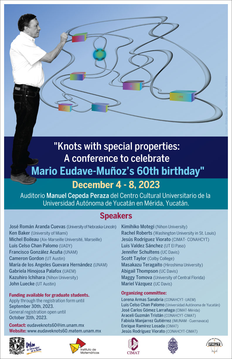 "Knots with special properties: A conference to celebrate Mario Eudave-Muñoz’s 60th birthday"