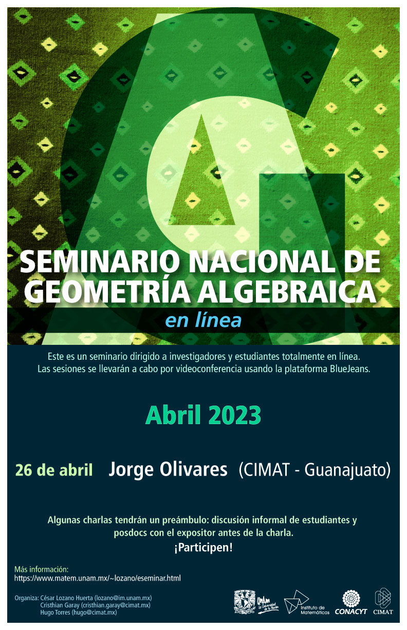 Seminario Nacional de Geometría Algebraica en línea