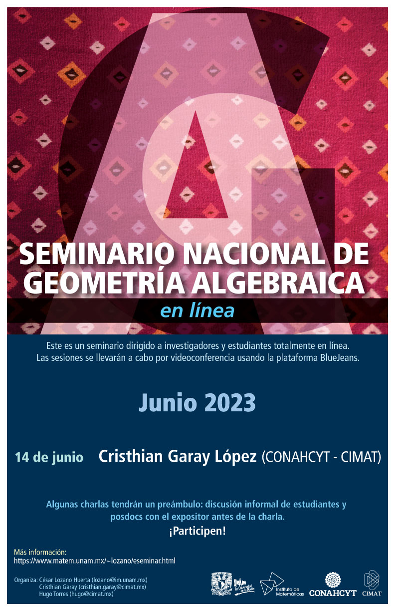 Seminario Nacional de Geometría Algebraica en línea