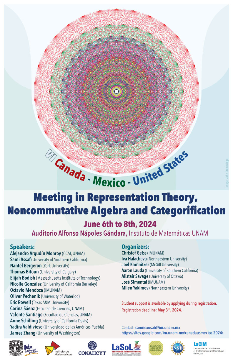 VI Canada-Mexico-United States Meeting in Representation Theory
