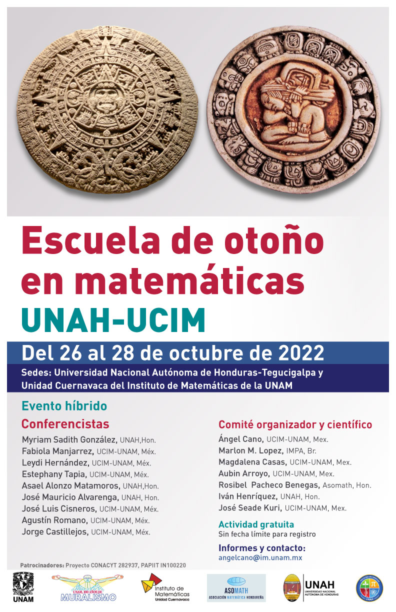 Escuela de otoño en matemáticas UNAH-UCIM