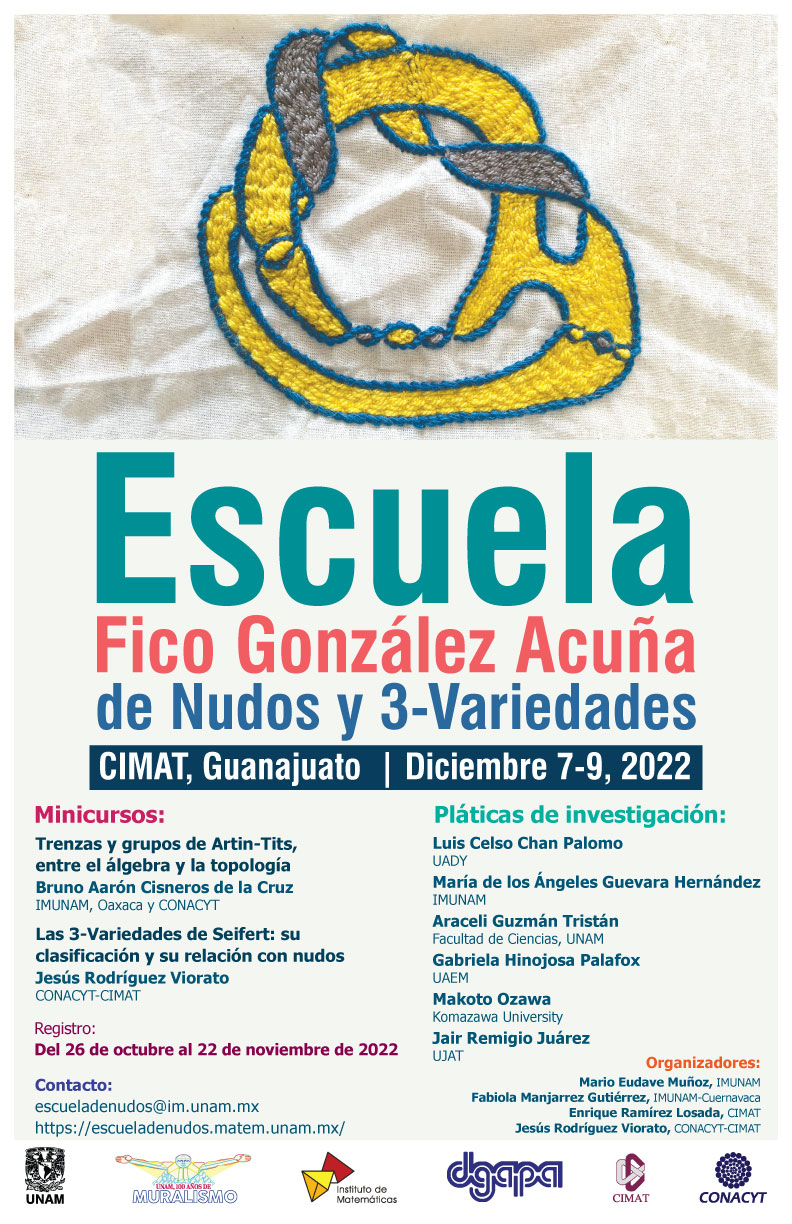 Escuela "Fico González Acuña" de Nudos y 3-variedades (EN3V 2022)