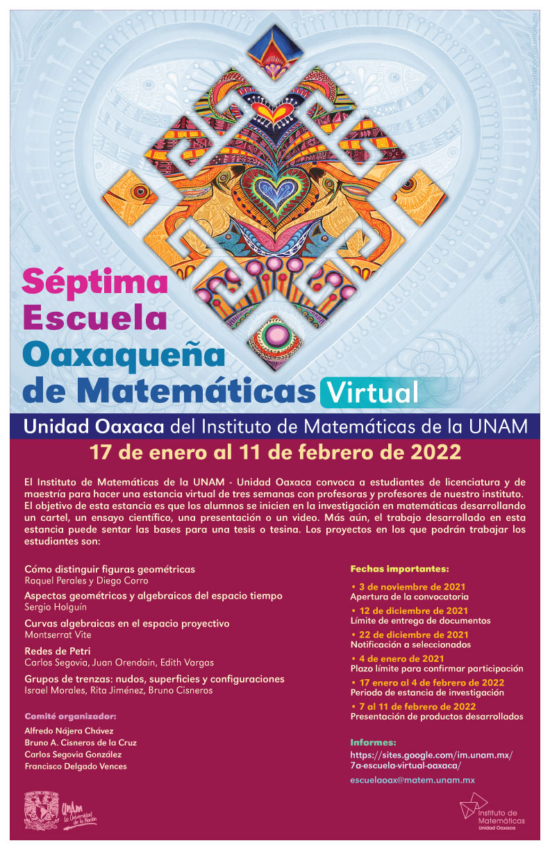 Séptima Escuela Oaxaqueña de Matemáticas Virtual