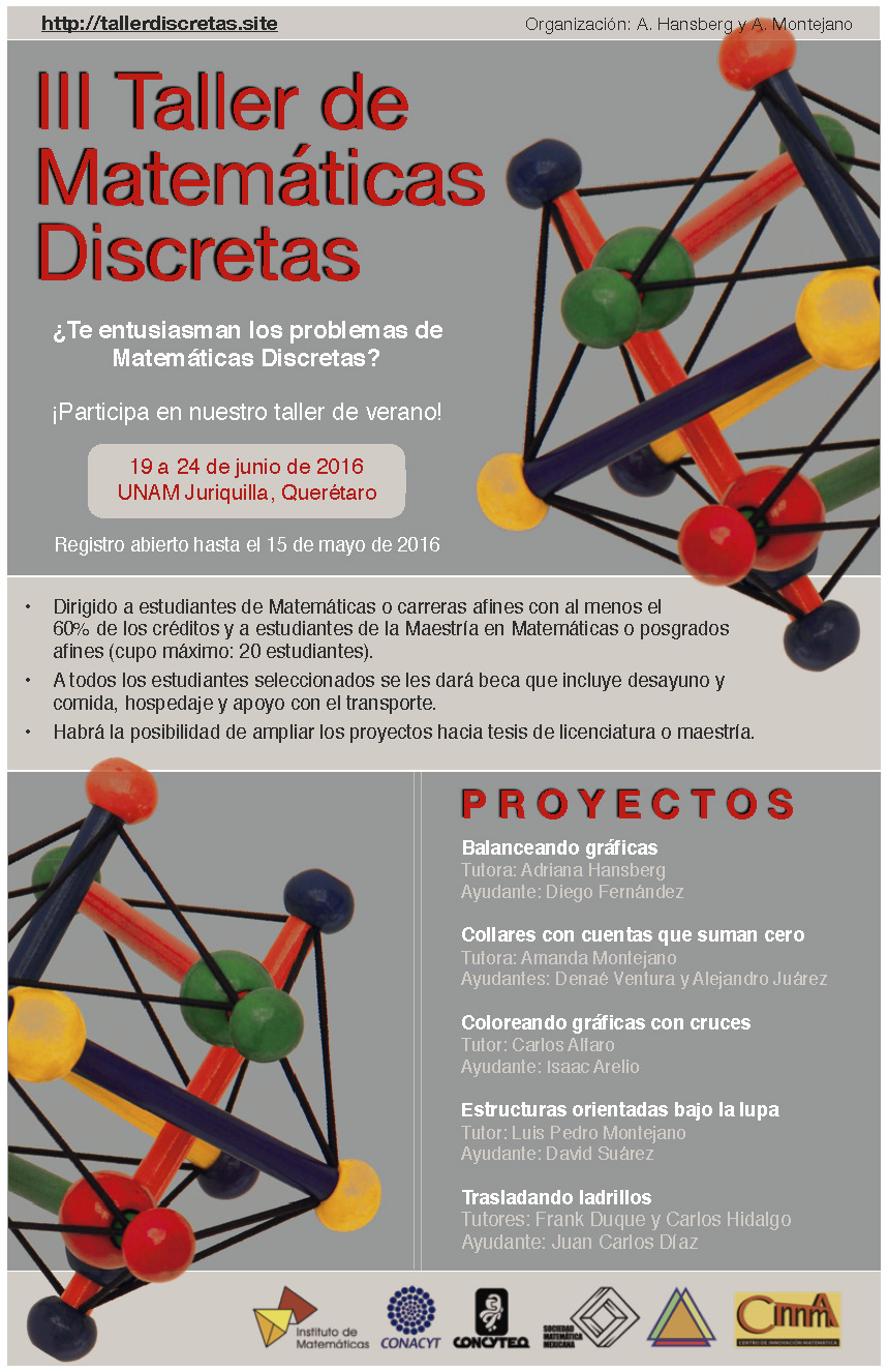 III Taller de Matemáticas Discretas