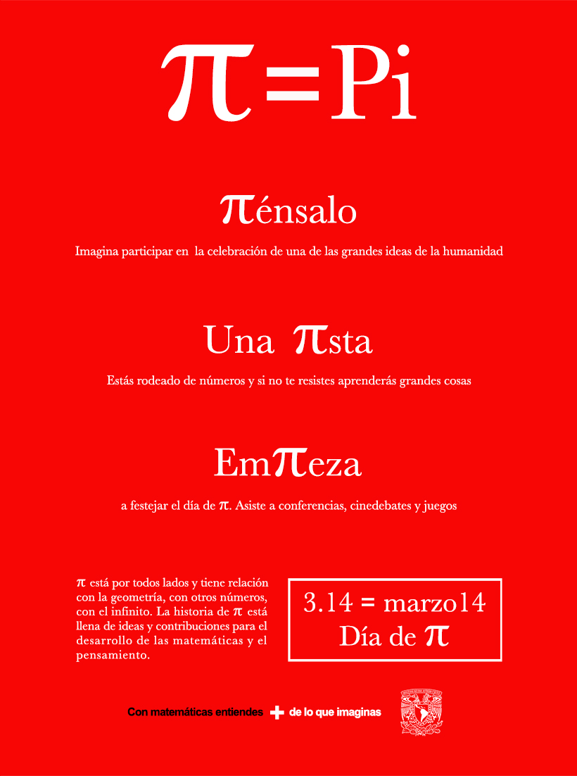 14 de marzo: Día de Pi en la UNAM