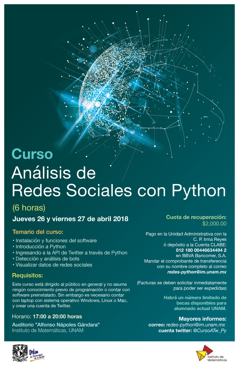 Curso: Análisis de  Redes Sociales con Python