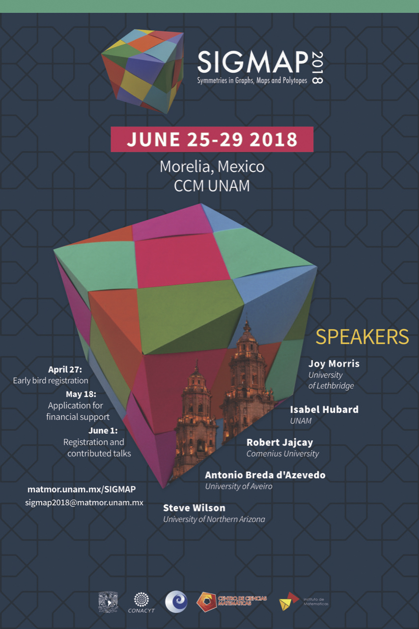 Workshop Symmetries in Graphs, Maps and Polytopes (SIGMAP) 2018