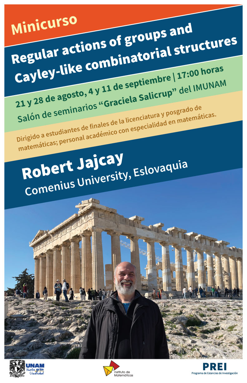 Minicurso: Regular actions of groups and Cayley-like combinatorial structures