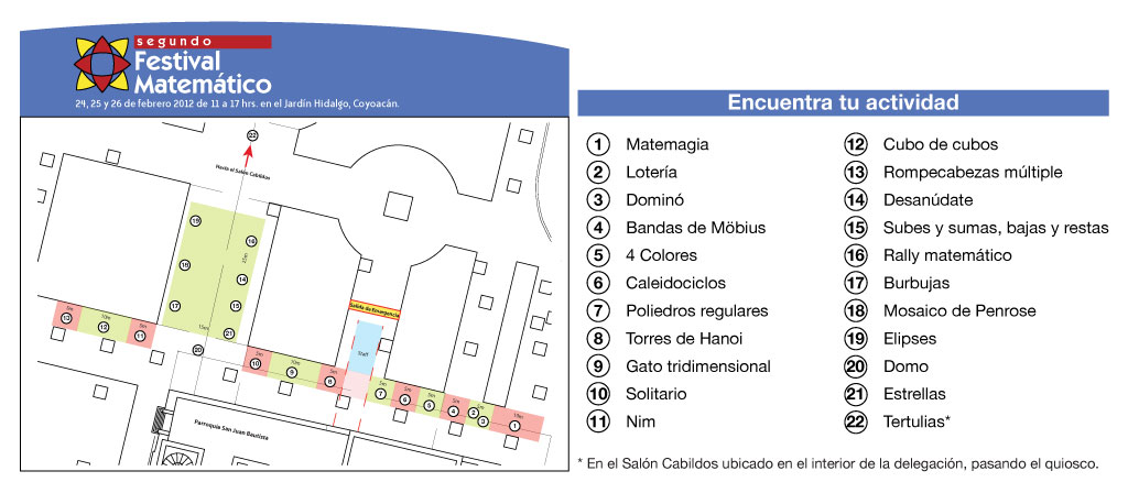 Mapa del 2o Festival