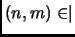 $ (n,m)\in\mid$