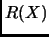 $ R(X)$